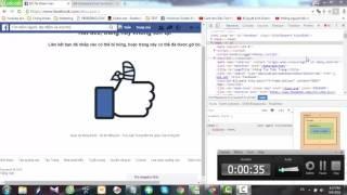 Hướng dẫn RIP nick FB trong 5s bằng code - 100% hoạt động