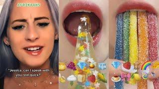  Text To Speech  Eating Lips ASMR || @Jezelle Catherine || POVs Tiktok Compilations 2023  #4