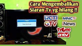 Cara mengembalikan siaran tv yang hilang‼️ | MENGEMBALIKAN SIARAN TV DIGITAL