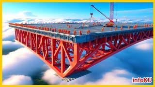 Construction Above the Clouds | World's Highest Bridge Mega Project