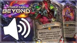 Hearthstone - All Legendary Play Sounds, Music, and Subtitles! (Legacy ~ The Great Dark Beyond)