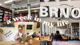 STUDY VLOG | Study with me at MUNI libraries, Brno places, drama at Yoga class