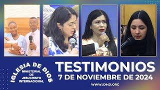 Testimonios 7 de noviembre de 2024  #IDMJI