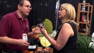 How to eat a #jackfruit at #SFFS16 with Robert from #melissasproduce #kitchenchatTV