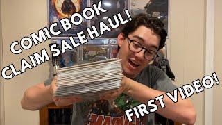 First Comic Book Claim Sale Haul Video!! Nice Pickups For The Collection!