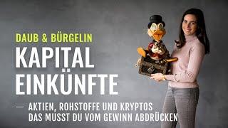 Kapitaleinkünfte - Das musst du bei Aktien vom Gewinn abdrücken | Daub & Bürgelin (Steuerberater)