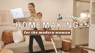 HOW TO FALL IN LOVE WITH BEING A HOMEMAKER | Homemaking Tips + Motivation