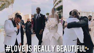 Groom Cries On Seeing His Bride | Love is Really Beautiful | Black Love #blackwedding