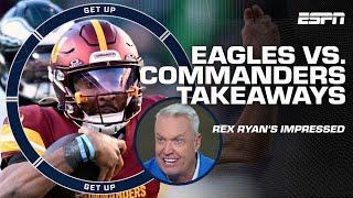 Jayden Daniels in the BIGGEST moments, SHINES the brightest! - Rex Ryan | Get Up