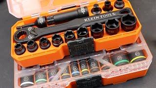 Just Wow! Klein KNECT Pass-through and Metric Deep Flip Socket sets. Klein is on a ModBOX Tool Roll!