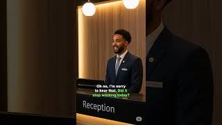 Complain the Hotel Room  #englishforbeginners #englishconversation #speakconfidentenglish #english