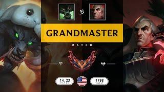 Grandmaster Match: Super Warwick vs Super Swain - NA server Patch 14.23