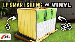 Vinyl vs. LP SmartSiding - What is the Best Finished Shed Siding