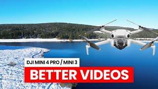 5 EASY Ways To Get BETTER DRONE FOOTAGE! | DJI Mini 4 Pro/Mini 3 Tips For Beginners