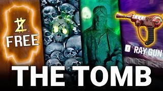 ALL SECRET THE TOMB EASTER EGGS! FREE Raygun Every Game, Friendly Zombie Army, GOLDEN ARMOR & More!