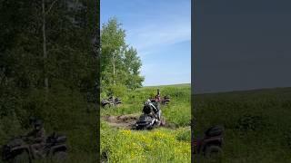 На квадроциклах сф на грани #brp #polaris #aodes #stels #cfmoto #запрудклуб #atv59 #offroad #mud