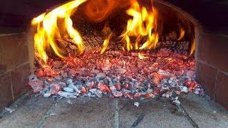 How to Heat your Pizza Oven Hearth using Burning Embers • Heating Fire Brick and Refractory Brick