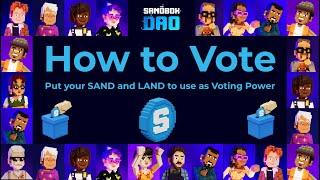 How to Vote in The Sandbox DAO  using the Snapshot protocol for Community Governance  SAND strong