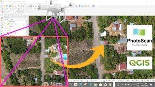 How to make money with drone images-Orthophoto with photoscan-point cloud- gis-photogrammetry