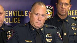 FULL PRESSER: Greenville officials provide update on deadly shooting of North Texas officer