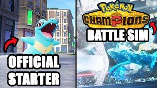 NEW POKEMON BATTLE SIMULATOR! LEGENDS Z-A STARTERS CONFIRMED!