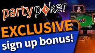 PartyPoker Bonus: The Best Exclusive Sign-Up Bonus 