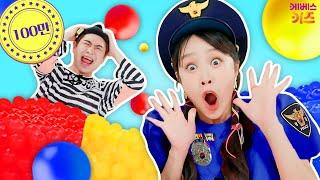 Color Theif vs Hey Jini PoliceㅣColorful Playground