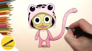 How to draw Frosch (Fairy Tail) step by step - Anime, Manga Drawing