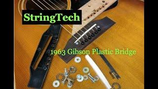 How to Replace a Bridge Plate on a 1963 Gibson J-45 Guitar | Guitar Repair Tutorial".