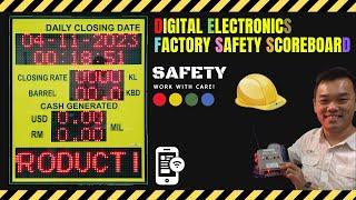 Electronics LED Oil & Gas Information Message Board | Powering Productivity Custronics Smart Display