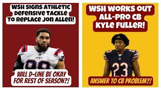 WSH Working Out ALL-PRO CORNERBACK After Ravens Loss! + WSH Signs ATHLETIC DT After Allen Injury!