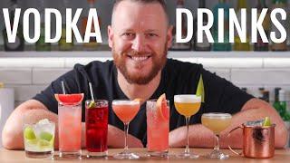 10 vodka cocktails with only 1 bottle!