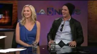 Steven R. McQueen & Candice Accola on Vampire Diaries Season Finale