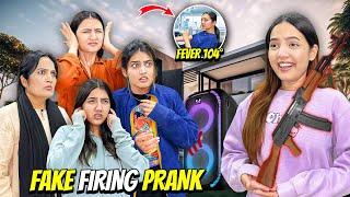 Fake Firing Prank With My Family|Rabia Ko 104 Fever Hogia|Sistrology