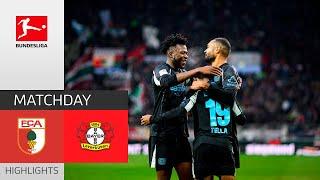 Augsburg FC vs Bayer 04 Leverkusen 0-2 Highlights Goals | Bundesliga 2024