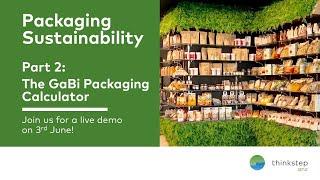 Webinar and Product demo  -  GaBi Packaging calculator