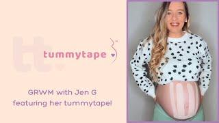 Get Ready with Jen G featuring tummytape! | Pregnancy Tape