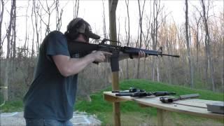 Shooting an M16 (full auto)