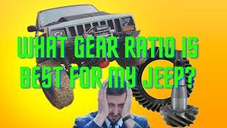 How to choose the proper gear ratio for your Jeep xj