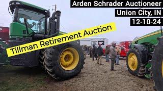 Results - JD Tractors 9510R | (2) 8235R - JD S780 Combine - Cat 315C L Excavator - Auction 12-10-24