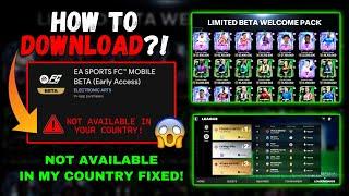 HOW TO DOWNLOAD FC MOBILE 25 LIMITED BETA IN ANY COUNTRY? FREE REWARDS, NEW LEAGUE SYSTEM AND MORE!