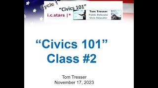 i c stars KC Cycle 1 - "Civics 101" - Class 2