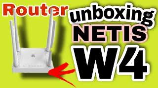 Netis Low budget 4 Antenna Router Unboxing | KN Tech