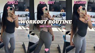 FULL BODY HOURGLASS WORKOUT - sasha carter