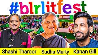 Met Sudha Murty, Shashi Tharoor & Kanan Gill at Bangalore Literature Festival 2023 | Blr Lit Fest