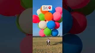How many balloons does it take to fly #mrbeast #mrbeasthindi #mrbeastshorts #viralvideo