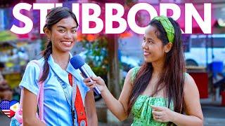 Are Filipinas STUBBORN? | Street Interviews