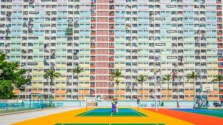 HongKong | Walk into Choi Hung Estate (Rainbow Estate) 4K HDR