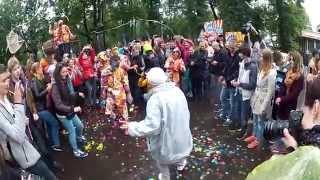 Babushka dancing funk . Moscow .