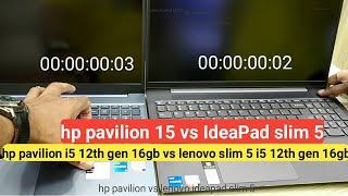 hp pavilion vs lenovo ideapad slim 5 | hp vs lenovo laptops which is better | windows 11 booting spd